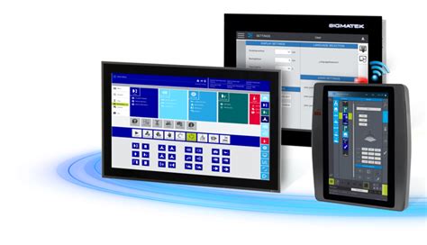 Sigmatek monitor.  You have the choice between panels with a processor and remote oper...