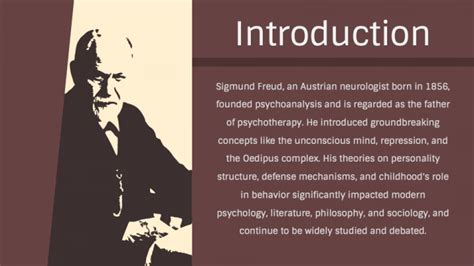 Sigmund freud biography powerpoint presentation examples