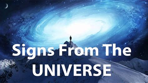 Sign From The Universe - YouTube