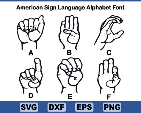 Sign Language Font Download