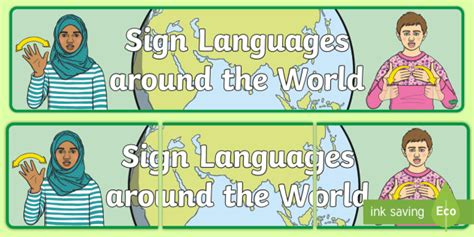 Sign Languages Around the World CultureReady