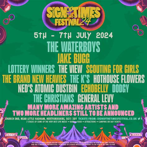 Sign Of The Times Festival 2024 - Songkick