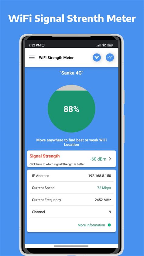 Signal Strength WiFi Meter APK pour Android Télécharger