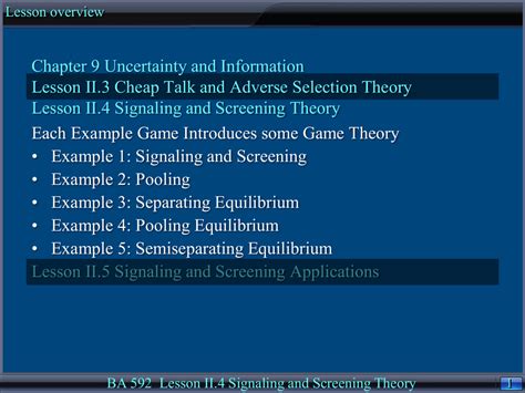 Signaling and Screening: Trends, Challenges, and Textbook - Linke…