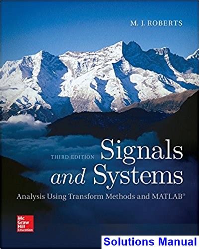 Signals and systems roberts solution manual. - Handbuch zur messung flüssiger und oberflächengetragener partikel.