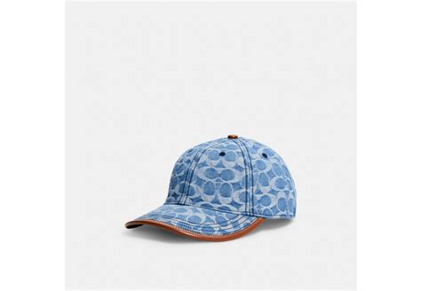 Signature Denim Baseball Hat COACH®