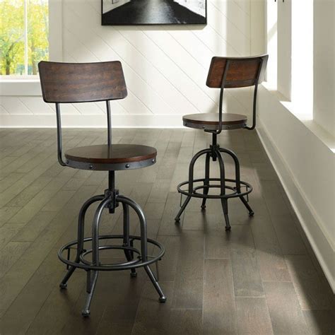 Signature Design by Ashley Odium Casual Swivel Barstool Set of