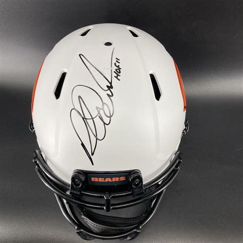 Signed Richard Dent Helmet – Lunar Full Size Speed Beckett