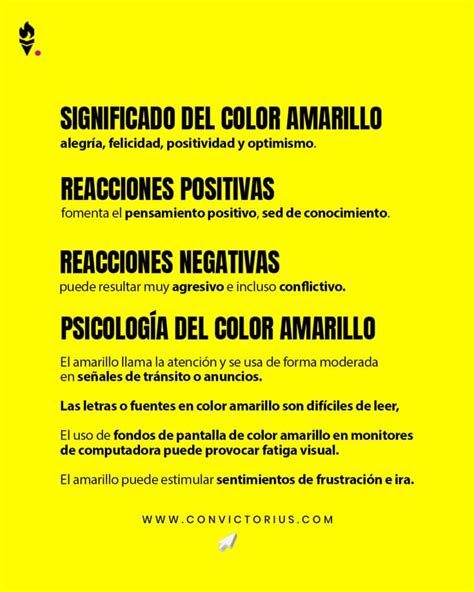 Significado amarillo