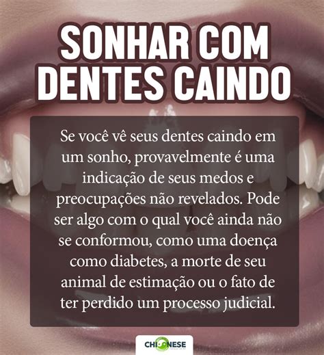 Significado do sonho dentes caindo