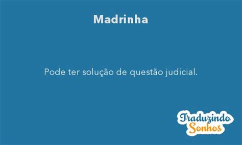 Significado do sonho madrinha