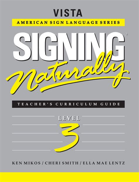 Signing Naturally Level 3 Teacher 39 S Curriculum Guide And Dvd