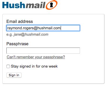 Signing into your account – Hushmail Help