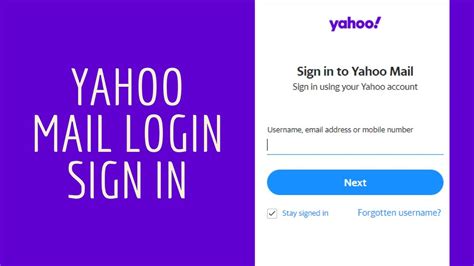 Click Sign in at the top of any Yahoo page. . Signintoyahoo