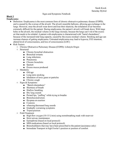 Signs and symptoms notebook block 2.  Right Route 5.  Blood in the seme...