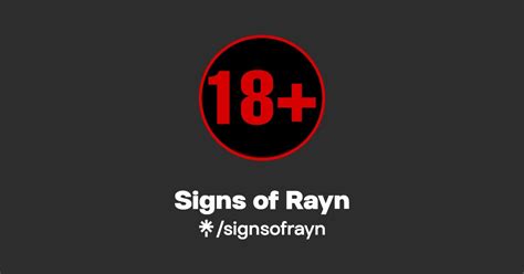 Signsofrayn Leaks XxX 💋 168 Vids
