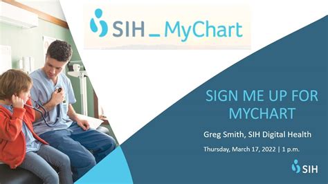 Sih my chart. Brief tutorial on how to sign up for SIH MyChart 