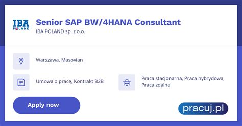 Sii Poland zatrudnia na stanowisko Senior SAP Consultant w Praca, …