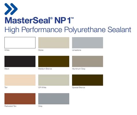Sika Np1 Color Chart