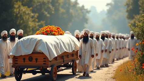 Sikh funeral prayers.  Sikh scriptures state that relatives should not indulge in w...