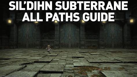 FFXIV - Variant Dungeon: Sil'dihn Subterrane -All Endings Guide-. Hi, just wanted to share a guide for anyone that wants to get the Silkie mount that you get from obtaining all endings in the new Variant Dungeon. It's the first time I made a guide like this so there is lots to improve but the information should all be in there. . 