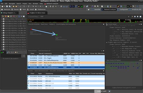 Silabs simplicity studio 5.  Access to analysis tools like Network Analyzer Ins...