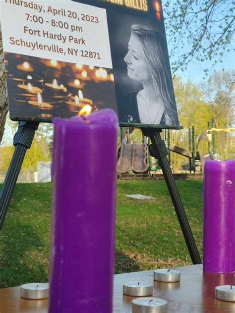 Silent candlelight vigil for Kaylin Gillis