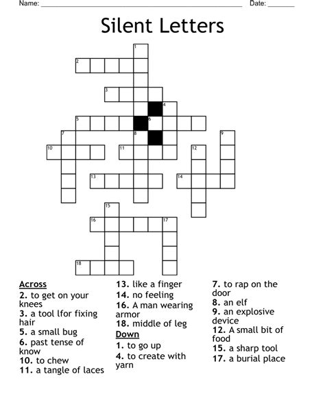 Silent one crossword clue. The Crossword Solver found 30 answers to "completely silent", 5 letters crossword clue. The Crossword Solver finds answers to classic crosswords and cryptic crossword puzzles. Enter the length or pattern for better results. Click the answer to find similar crossword clues. 