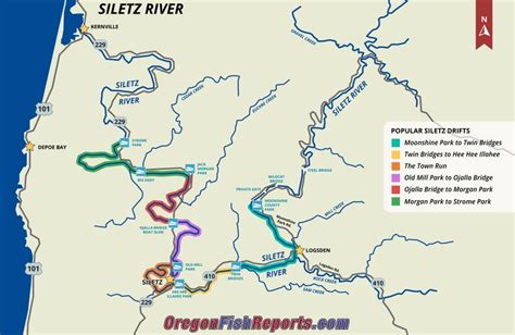 Siletz river fishing report yesterday.  It is also intersecting with Polk Count...