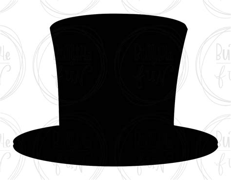 Silhouette Top Hat - Etsy