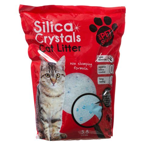 Silica cat litter. 2. Dr. Elsey’s Respiratory Relief Gel Cat Litter. “Crystal” or amorphous silica cat litter is non-toxic and completely safe for cats and humans. Dr. Elsey’s Respiratory Relief Gel Cat Litter is a well-liked brand. Crystal cat litter is composed of amorphous silica gel granules (this is very different from crystalline silica, which is ... 