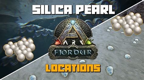The following are the Silica Pearls spawn locations in Ark Fj