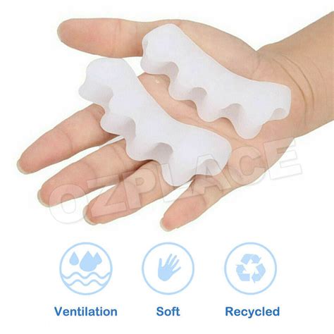 Silicone Gel Bunion Corrector Toe Separator Spreader Pain Relief Hallux …