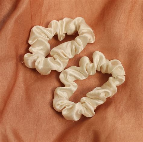 Silk Small Scrunchie - Etsy