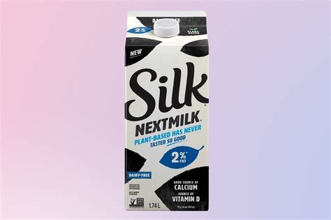 Silk next milk. Benefits. 5 grams of plant-powered protein*. Good source of Calcium. Live and active cultures. Free from cholesterol, dairy, soy, lactose, gluten, carrageenan, casein, and artificial flavors. Verified by the Non-GMO Project’s product verification program. 