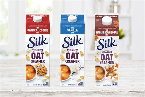 Silk oat creamer. 1. What are the nutrition facts of Silk Oat Milk Creamer? Silk Oat Milk Creamer is a delicious and nutritious option. It contains approximately X calories per serving, X grams of fat, X grams of carbohydrates, and X grams of protein. It also provides essential nutrients such as calcium, vitamin D, and fiber. 2. 