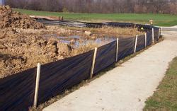New Pig 5-ft x .01-in Black Silt Fence. Minimize erosion from storm water with these Storm water Sediment Filter Socks by New Pig. Most commonly used at construction sites to divert, control and trap sediment and debris during construction activities as a Best Management Practice (BMPs) for diverse sediment control applications.. 