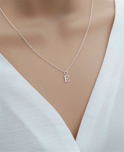 Silver Layered Initial Necklaces for Women Silver Gold Paperclip …