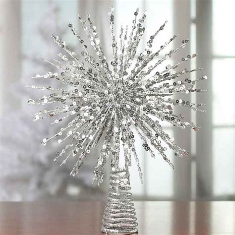 Silver Tree Toppers Christmas Ornaments You