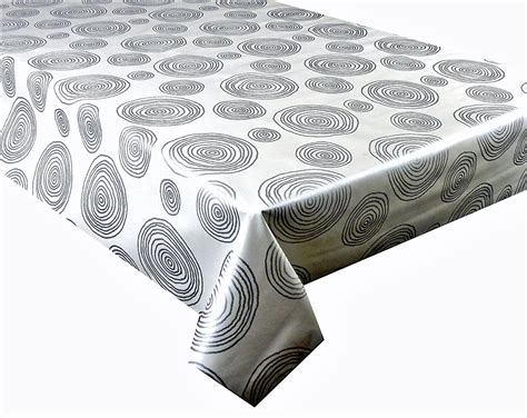 Silver butterfly vinyl Tablecloth plastic Pvc Easycare Tablecloths