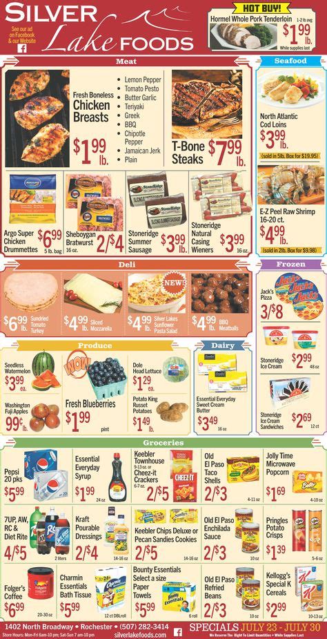 Download PDF. Displaying Weekly Ad publication. Find deals from your local store in our Weekly Ad. Updated each week, find sales on grocery, meat and seafood, produce, cleaning supplies, beauty, baby products and more. Select your store and see the updated deals today!. 