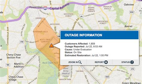 Silver spring md power outage. Outage Map. Crawfordsville Electric Light & Power. Report an Outage. (765) 362-1900. Shelby Electric Coop, Inc. Report an Outage. (800) 677-2612. View Outage Map. Outage Map. 