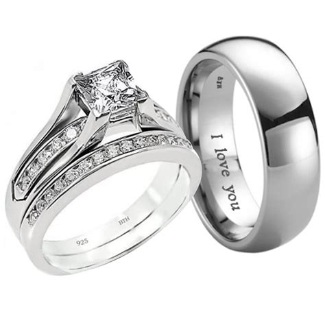 Silver wedding rings. Silver Wedding Rings · Silver Diamond Dimpled Wedding Ring · Silver Nestling Wedding Ring · Silver Striped Wedding Ring · Silver Diamond Studded Nestlin... 
