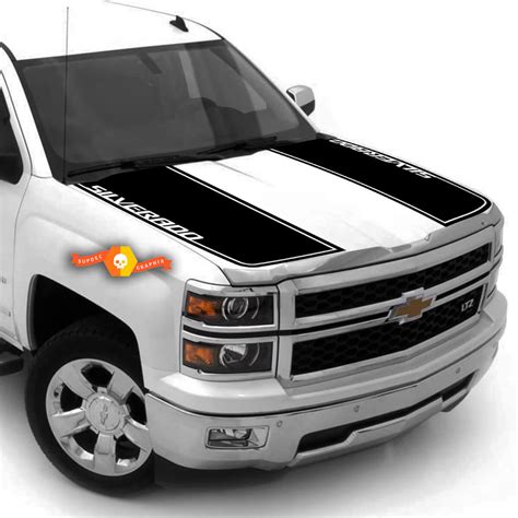 Silverado decal ideas. Or get Chevy Silverado decal ideas and find the best way to install Chevy Silverado graphic decals, Chevy Silverado graphics kit, Chevy Silverado body graphics, and Chevy Silverado hood graphics. Customize your vehicle with Chevy Silverado custom graphics and stripes for the 2023 Silverado model year. 