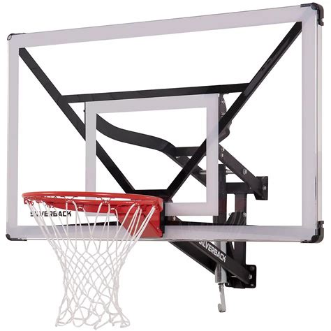 IN-GROUND INSTALLATION — In-ground basketball hoop directly installs into ground and secured by concrete inside pole ... Silverback. NXT 50 Portable. Add to cart. $449.95. Silverback. NXT. Portable. 50" x 33" 3.5" Round. Polycarbonate. 2' Standard Breakaway Rim. Infinity Edge Backboard Stabili-Frame Ergo-Move Quick-Play. Silverback. NXT 54 .... 