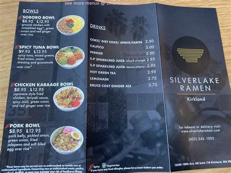 Latest reviews, photos and 👍🏾ratings for Silverlake Ramen at 10392 Sepulveda Blvd in Mission Hills - view the menu, ⏰hours, ☎️phone number, ☝address and map. Find {{ group }} {{ item.name }} ... Silverlake Ramen Reviews. 3.9 (217) Write a review. April 2024.