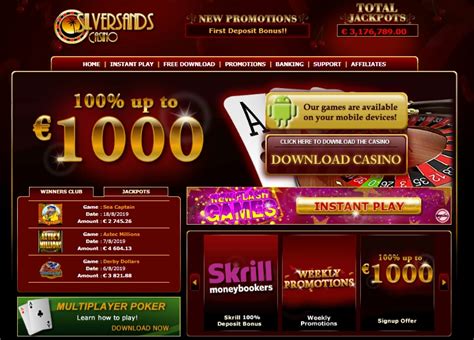silversands casino sign up