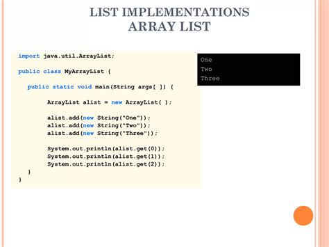 Silverstripe arraylist.  Note that (like DataLists), the implementations ...