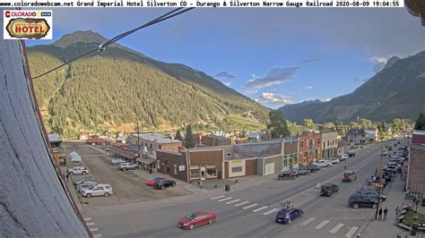 Silverton co webcam. Stream live panoramic views of the resort and mountain from various vantage point locations at Telluride Ski & Golf. 