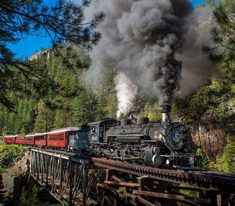 Silverton train durango. 9:30am – Bus departs from Durango depot for Silverton. 11:00am – Arrive in Silverton & meet your guide. 11:00am-2:15 – Historic Silverton Mining Tour. 2:45pm – Depart Silverton aboard the D&SNGR steam train headed for Durango. 6:15pm – Arrive in Durango. FARES: Standard class coach: Adult (age 12 & over) – $274.72* Child (age 4-11 ... 